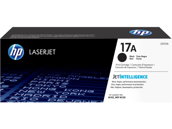 HP 17A Black Toner Cartridge / 1.6k Pages - (CF217A)