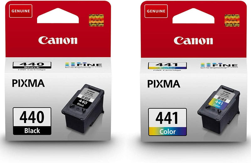 Canon Original  440 Black and 441 Tricolor Ink Cartridges