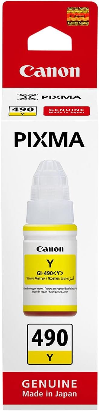 Canon GI-490Y Yellow Ink Cartridge - (0666C001)