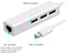 Type C Gigabit LAN + HUB 3.0 3Ports - Silver (IW-CB09)