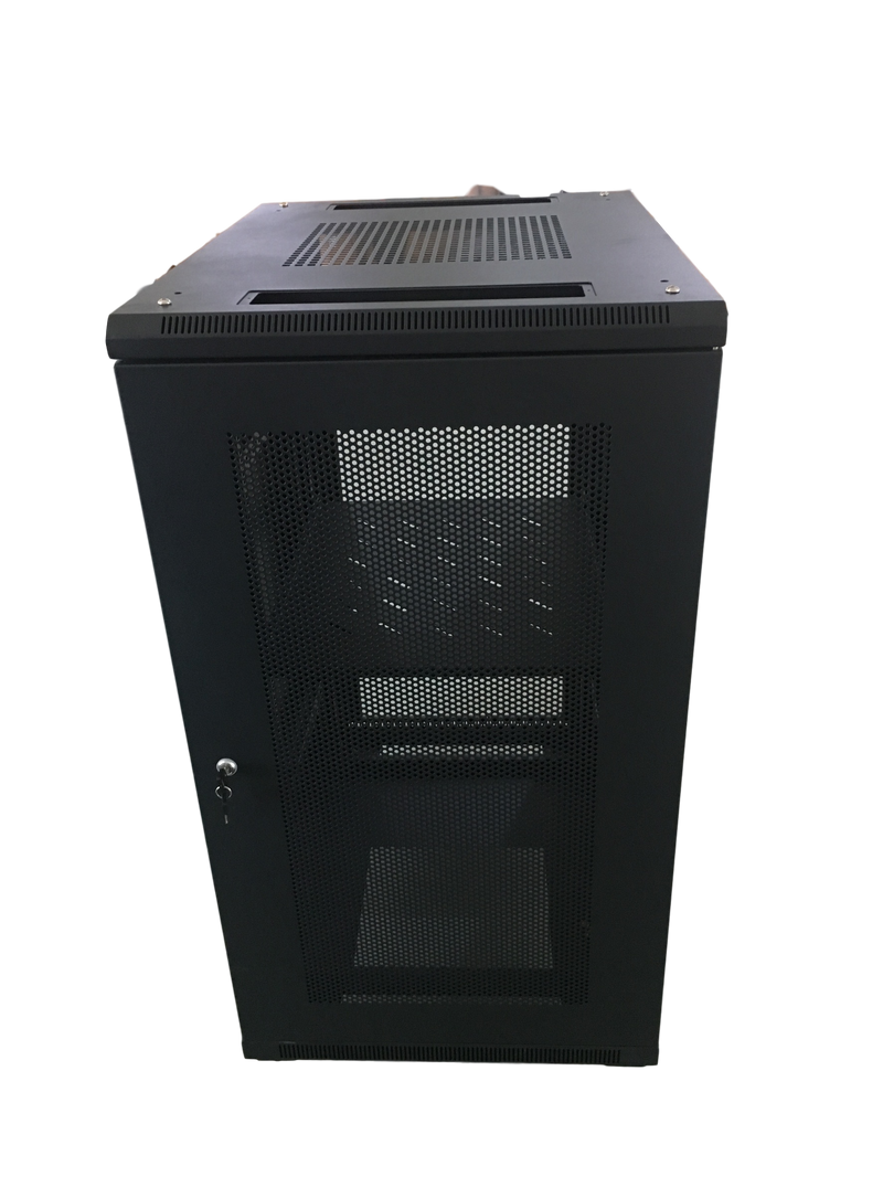 EussoNet 18U Server Cabinet Front Glass - Rear Perforated EU-EJS6818-GP