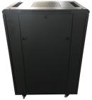 EussoNet 18U Server Cabinet  Front Glass -  Rear Metal EU-EJS6818-GM