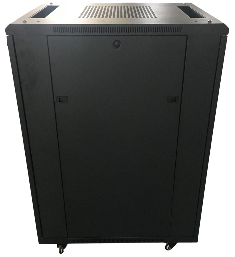 EussoNet 18U Server Cabinet  Front Glass -  Rear Metal EU-EJS6818-GM