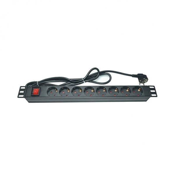 9Port Power Distributor Unit PDU Europe Type, Switch on/off , Fuse 16A (EU-PDU09)