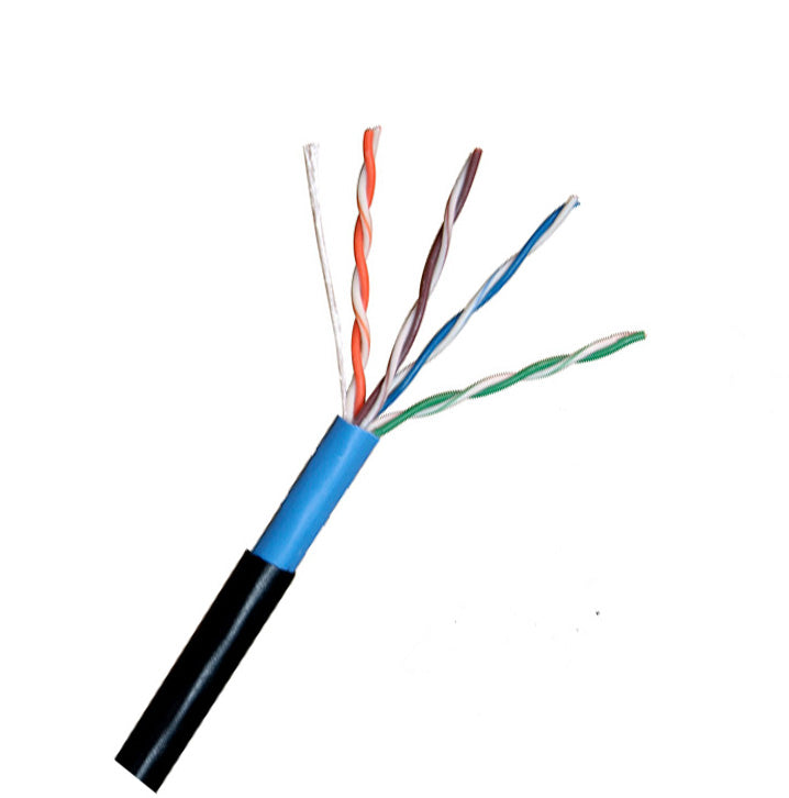 UTP CAT6 Outdoor Roll Cable 305m 0.50MM, Full CCA  Single PE Jacket IW-OTS06P Guarantee 110 meters working length