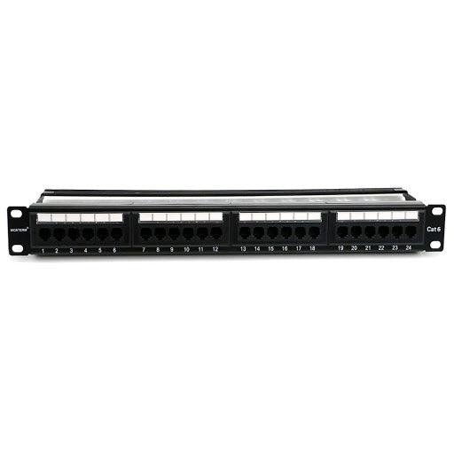 Patch Panel UTP Cat6 24 Port, Pass Fluke (PP2406)